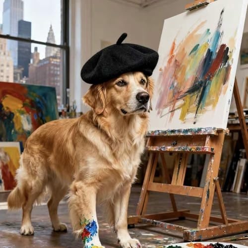 Gorra Boina para Perro Estilo Francés miniatura 4