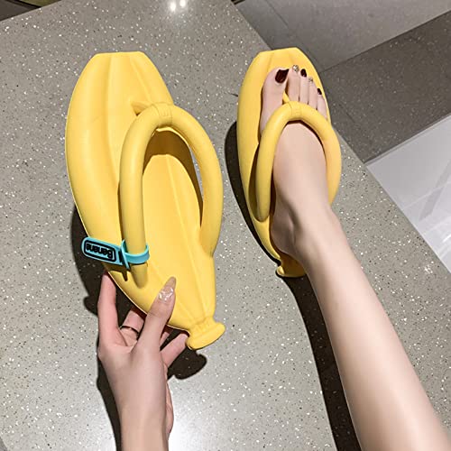 amusing amusing Unisex banana flip-flop men home slippers women outdoor sports sandals garden sandals shower flip-flop cloud slippers4