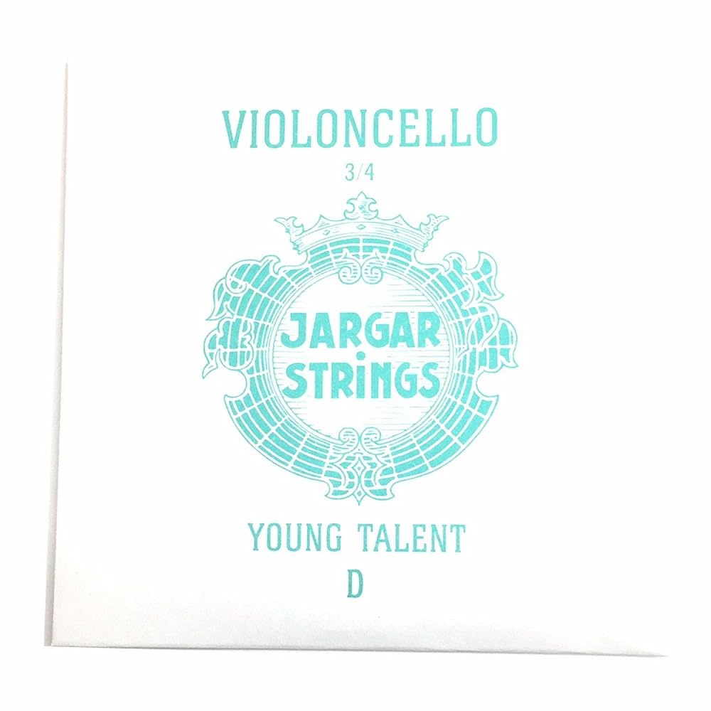 JARGAR "Young Talent" Cuerda para Violonchelo 3/4 Re Medium núcleo de acero; escala pequeña