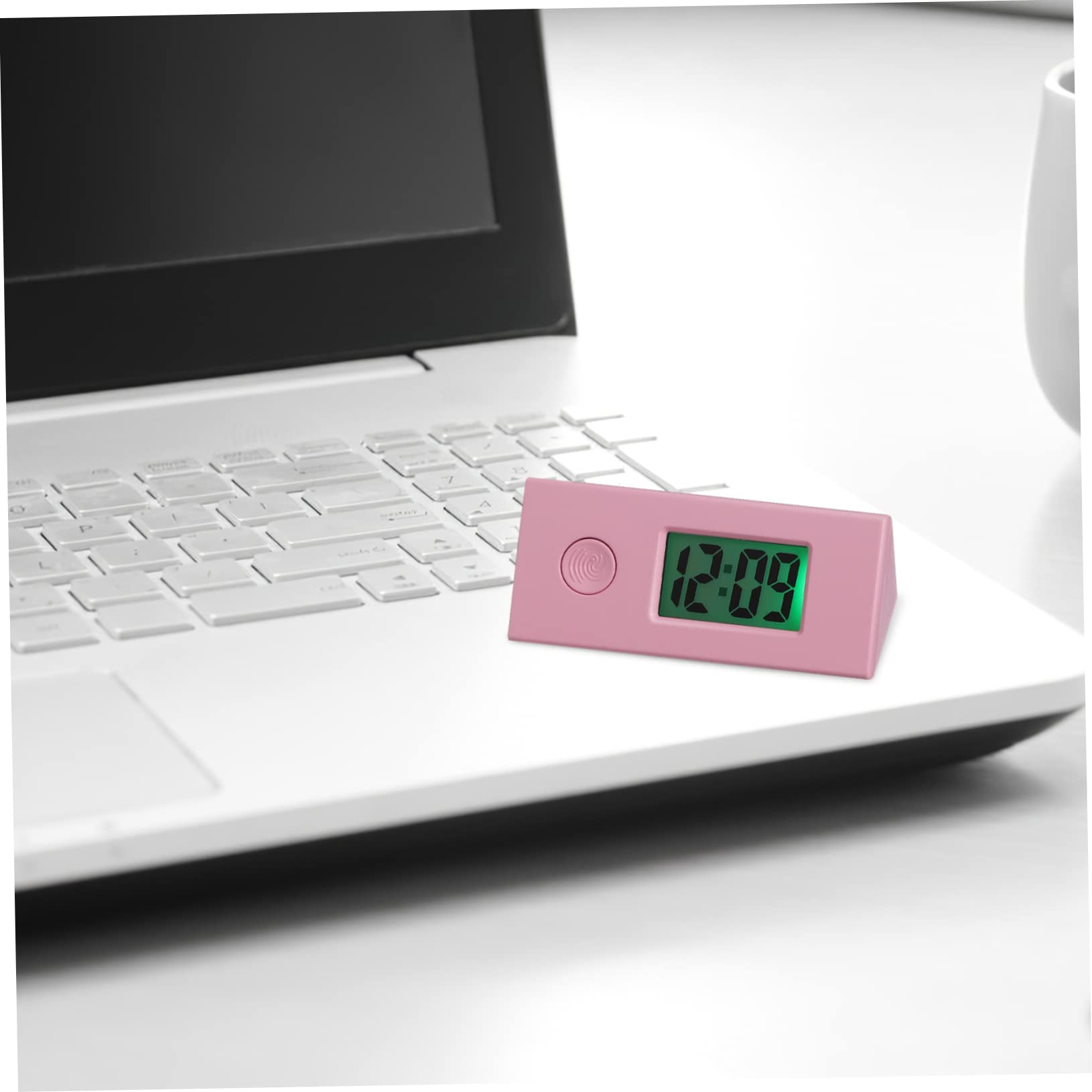 LIFKOME 6 Relojes de Bolsillo Digitales Llavero, Pequeños y Portátiles, Material Abs Plástico, Ideales para Exámenes y Uso Médico Profesional