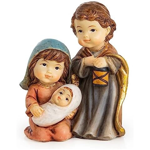 Logbuch-Verlag Mini Nativity Scene Holy Family Cover