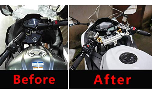 Demi Guidon Moto 37mm Guidon Bracelet 22mm pour Kawasaki Ninja 250 Ninja 300 Fourche 37mm Accessoires de Moto 2008-2018 - Image 3