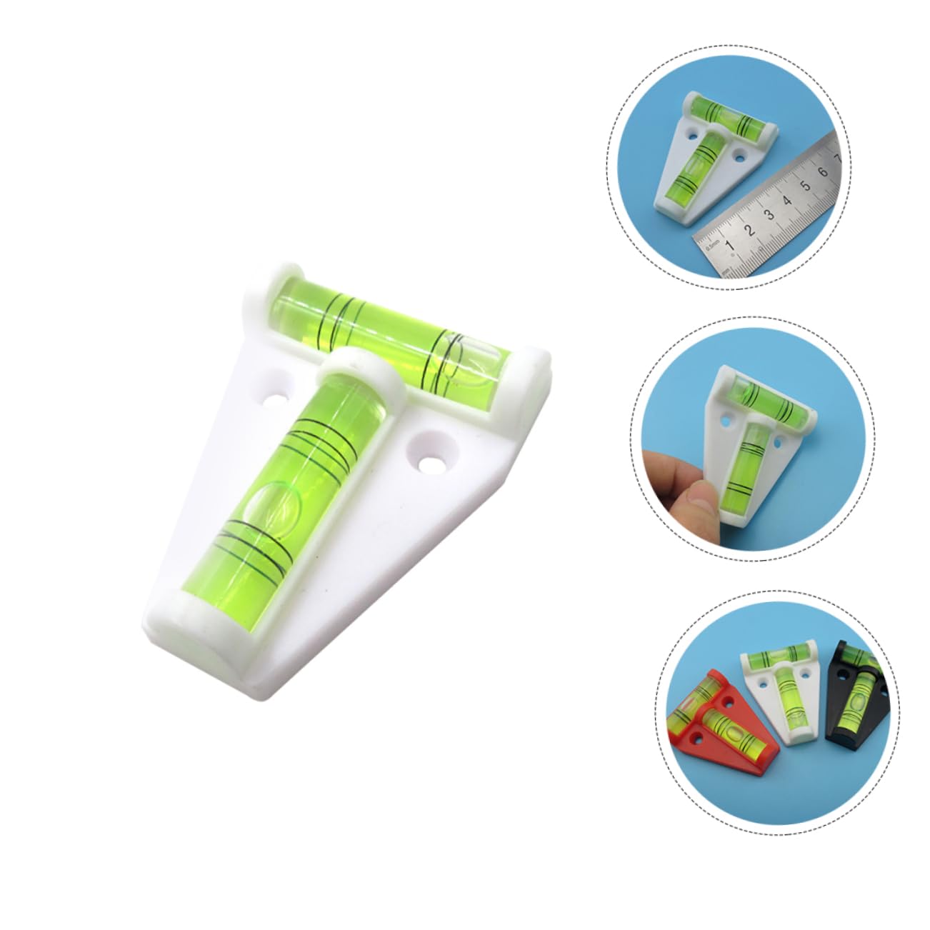 Mipcase T-type Precision Bubble Level Mini Level Tool Bubble Magnetic for Rvs Campers Tools Tripods