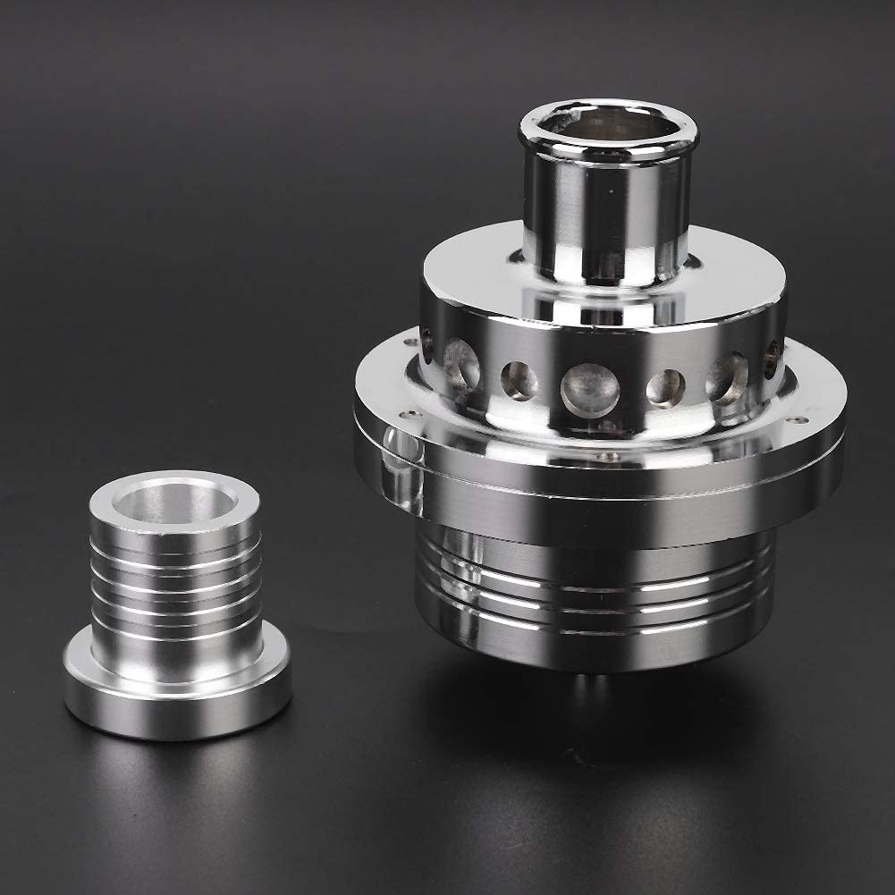 Qiilu Valvola di Soffiaggio Turbo BOV Sound Simulator Kit per A4/B5 Argento