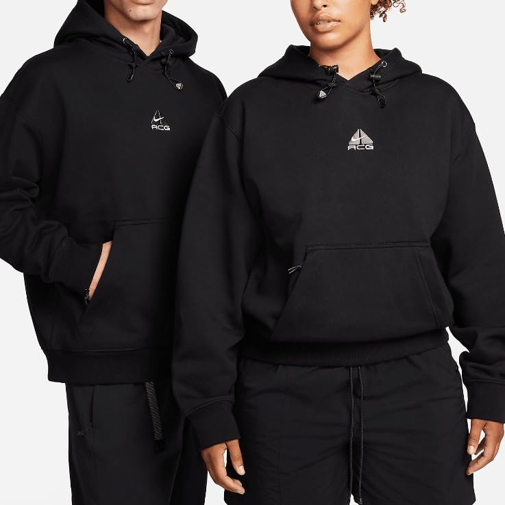 NIKEDH3087-013 ACG Therma-FIT Sweatshirt Unisex Adult BLACK/ANTHRACITE/SUMMIT WHITE Size XL
