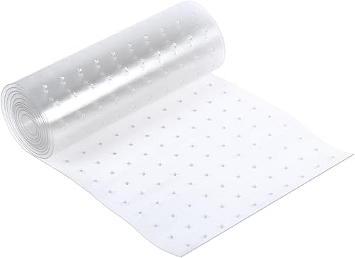 uxcell Protector de alfombra para gatos, tapón de plástico para arañazos de mascotas de 8.2 pies para alfombra, fácil de cortar, antideslizante para