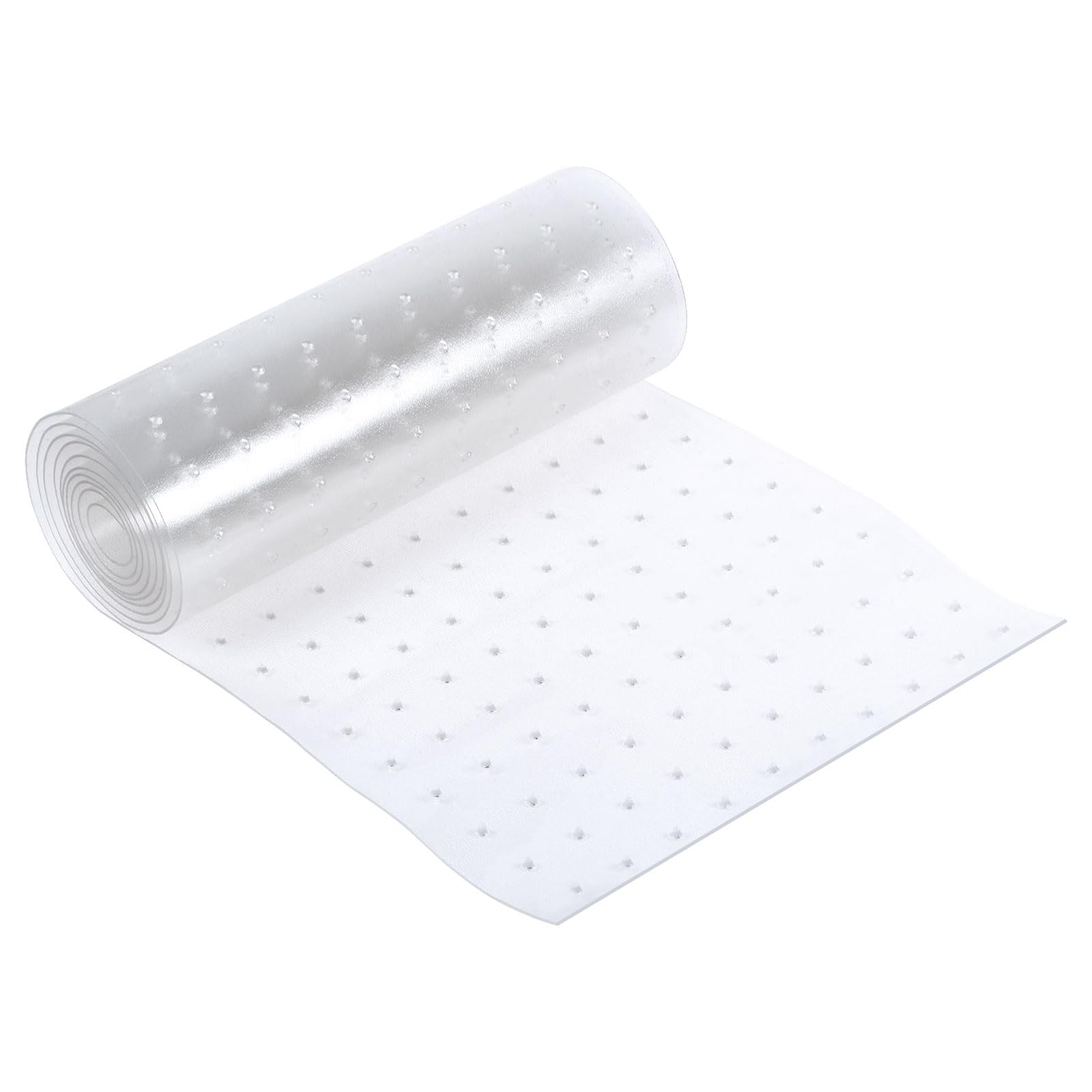 uxcell Cat Carpet Protector, 8.2Ft Long x 12.2 Inch Width Plastic Pet Scratch Stopper for Carpet, Easy to Cut, Non-Slip Floor Runner from Scratching Rugs at Doorway, Clear