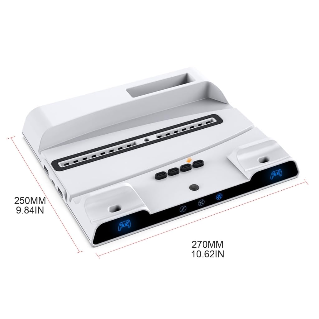 Maniglia Supporto di Raffreddamento Con Controller Veloce Supporto Dock di Ricarica Con Ventola Di Raffreddamento & Controller Stazione di Ricarica Supporto Verticale Con Ventola Di Raffreddamento