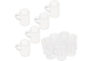 FAVOMOTO 20 Pieces Baby Dolls Bottles Model Realistic Beer Glass Beer Mug...