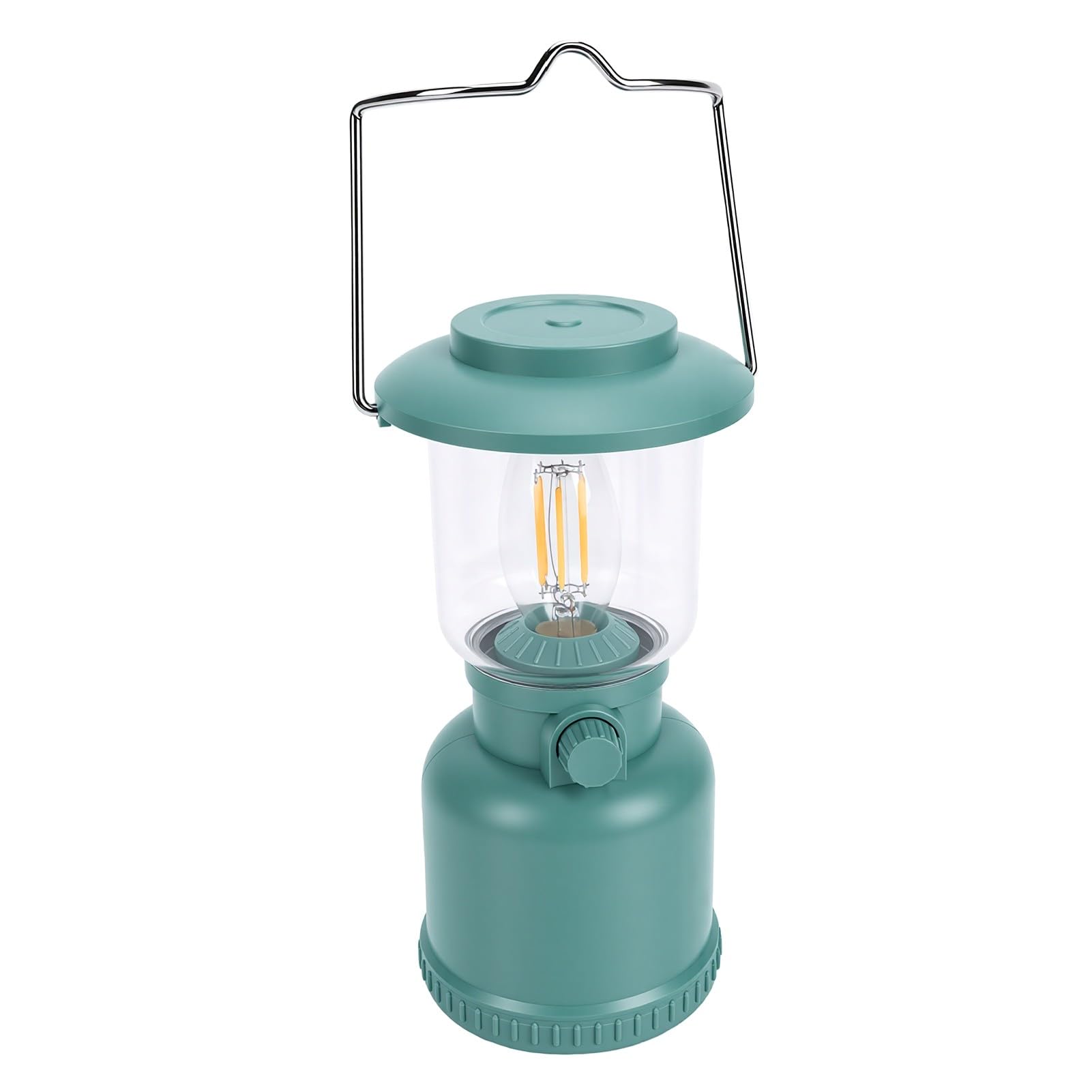 FTVOGUE Lanterna da Campeggio Portatile IP68 Impermeabile 400lm ABS Luce di | Uso di Emergenza per Uragani, Tempeste, Interruzioni di Corrente, Batteria da 1800 MAh, Autonomia da 3 a 35 Ore, Luce Calda