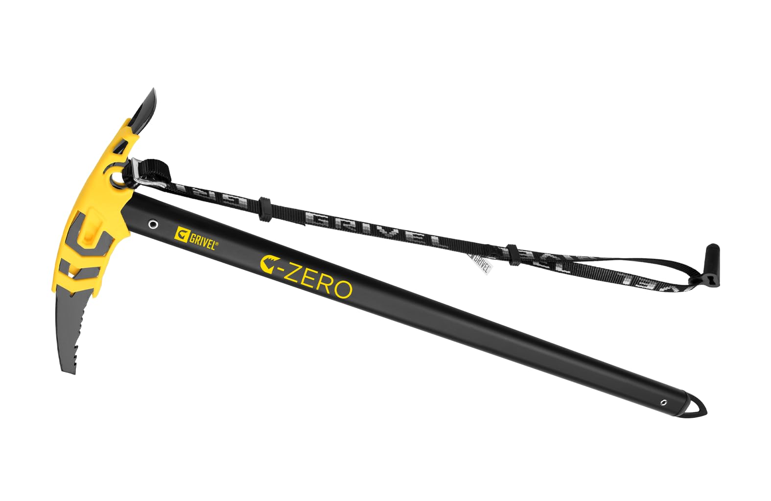 GRIVEL G Zero Black piolet c/Long EVO 58 cm CE Unisex Adultos