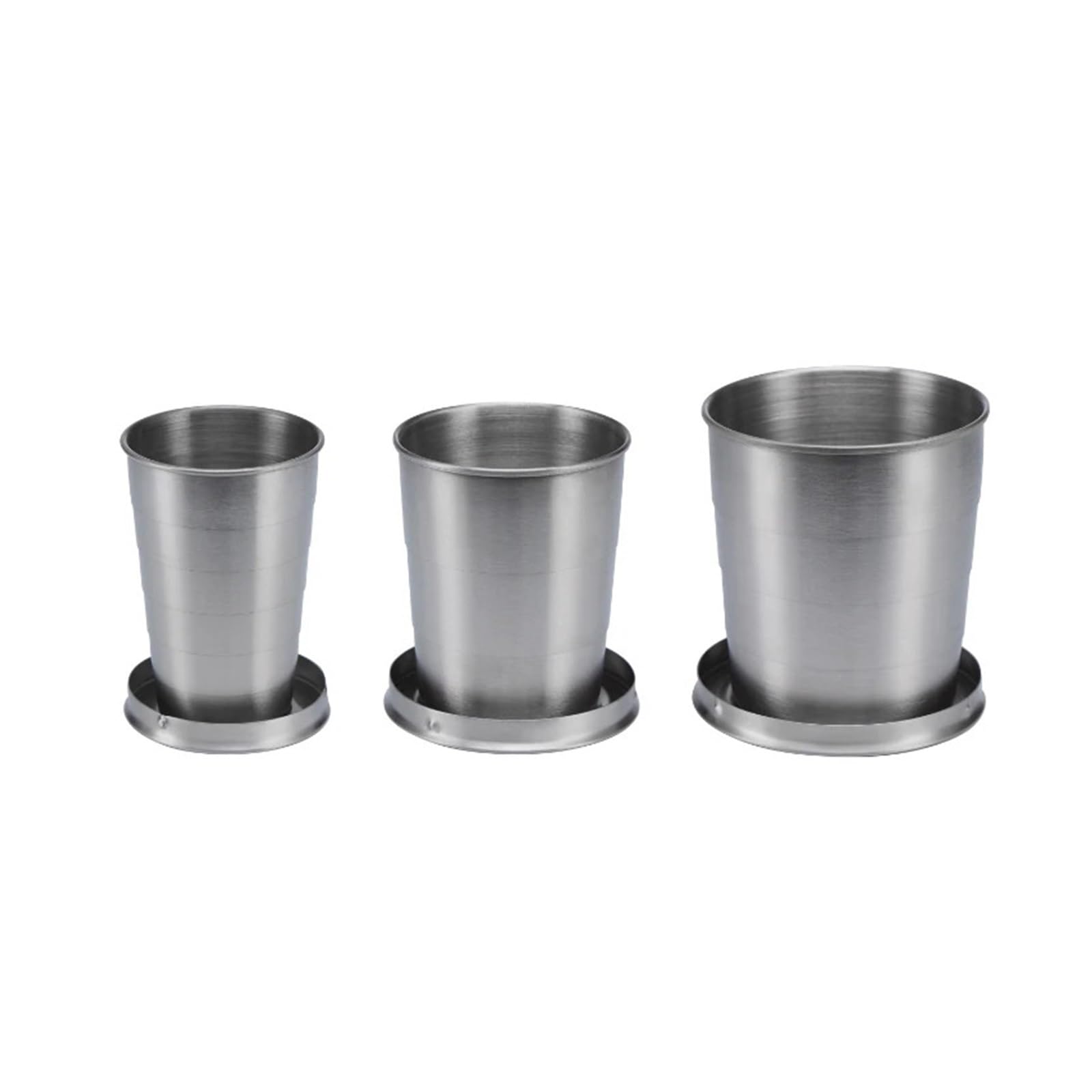 Bicchiere Acciaio Inox Pieghevole Tazza pieghevole in acciaio inossidabile | Tazza da caffè pieghevole portatile da viaggio all'aperto