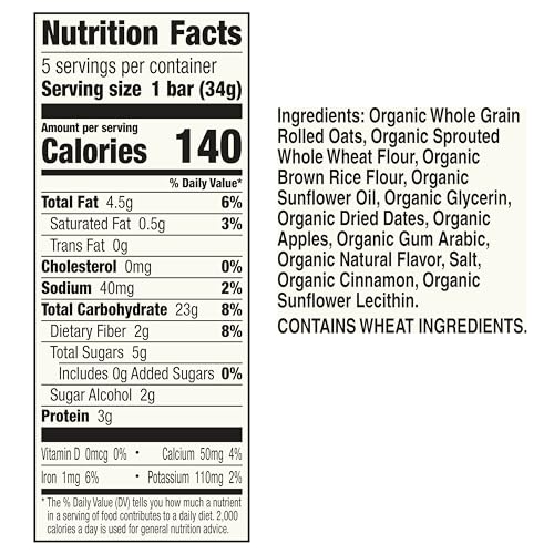 Cascadian Farm Organic, Cinnamon Apple Chewy Granola Bars thumb #5