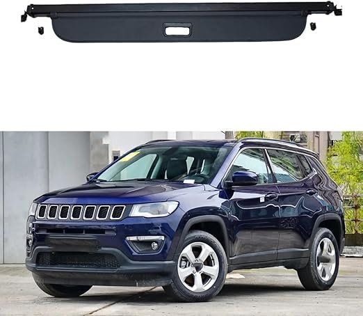 REAGAR Car Cargo Covers Versenkbare Kofferraumabdeckung kompatibel mit für Jeep Compass 2017 2024