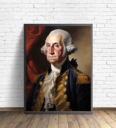 Homeartprint George Washington Art Print Poster, Official Presidential Portrait Artwork Wall Decor thumb #2