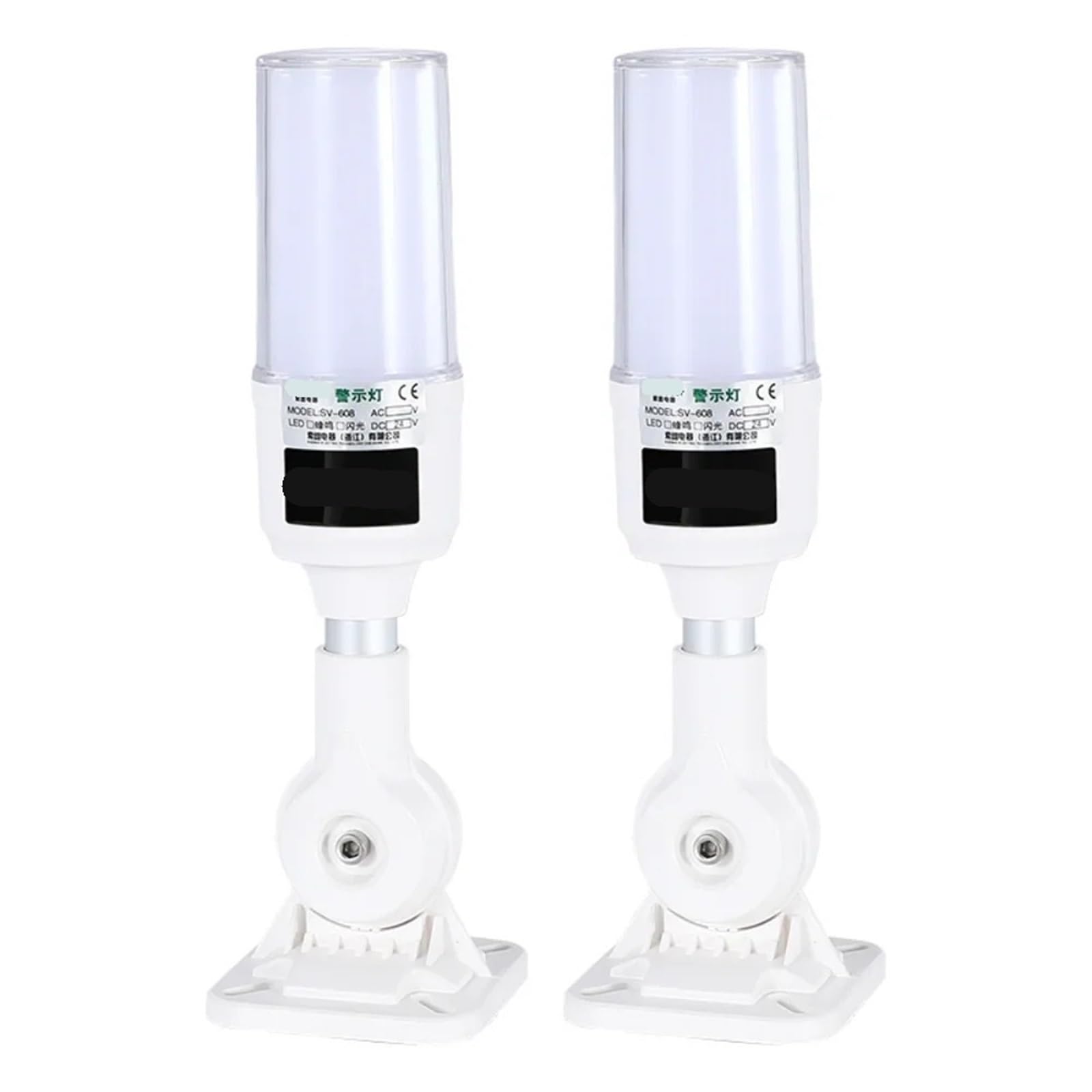 Luz LED de alarma de sirena de 12 V/24 V/220 V con luz de advertencia de zumbador, lámpara de señal roja/verde/amarilla, indicador de alerta, capa de torre (brújula constante de 12 V, 02)