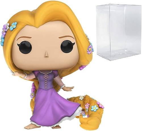 POP Disney Princess: Tangled - Figura de vinilo Rapunzel Funko (paquete con funda protectora de caja compatible), multicolor, 3.75 pulgadas