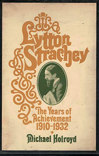 Lytton Strachey: The Unknown Years 1880-1910 & ... B000EGHLR0 Book Cover