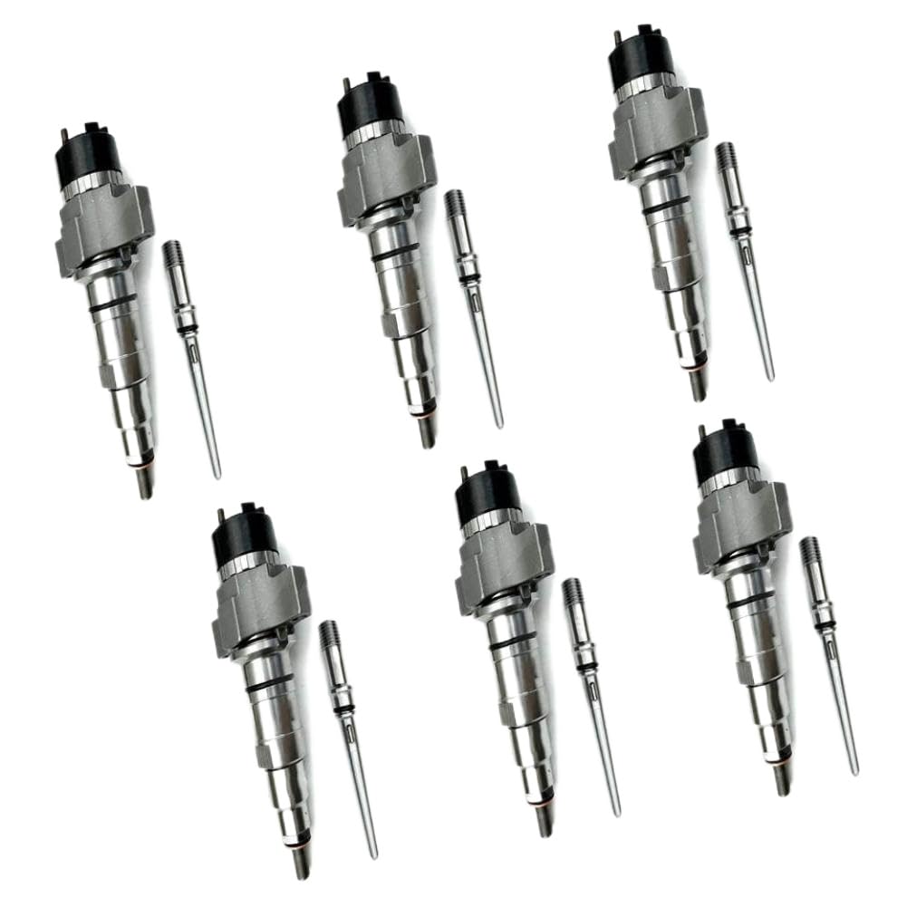 Gearhaven Onecolor Fuel Injectors And Hose Set Compatible With Isl Automotive 8.9L Diesel Engine 2872331 5579409Px 5579409