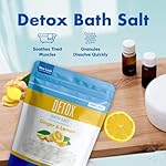 Detox Bath Salt 32 Ounces Epsom Salt with Natural Ginger and Lemon Essential Oils Plus Vitamin C in BPA Free Pouch with Easy Press-Lock Seal - Image 5