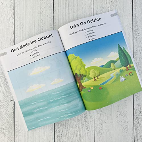 Image of The Beginner's Bible Preschool Math Workbook: Practice Numbers, Addition, Subtraction, Math Readiness, and More