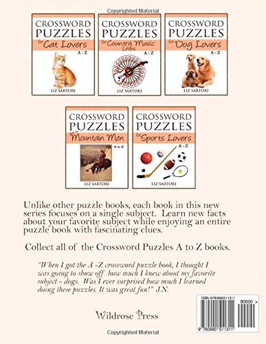 Crossword Puzzles for Country Music Lovers A to Z by Sartori ...