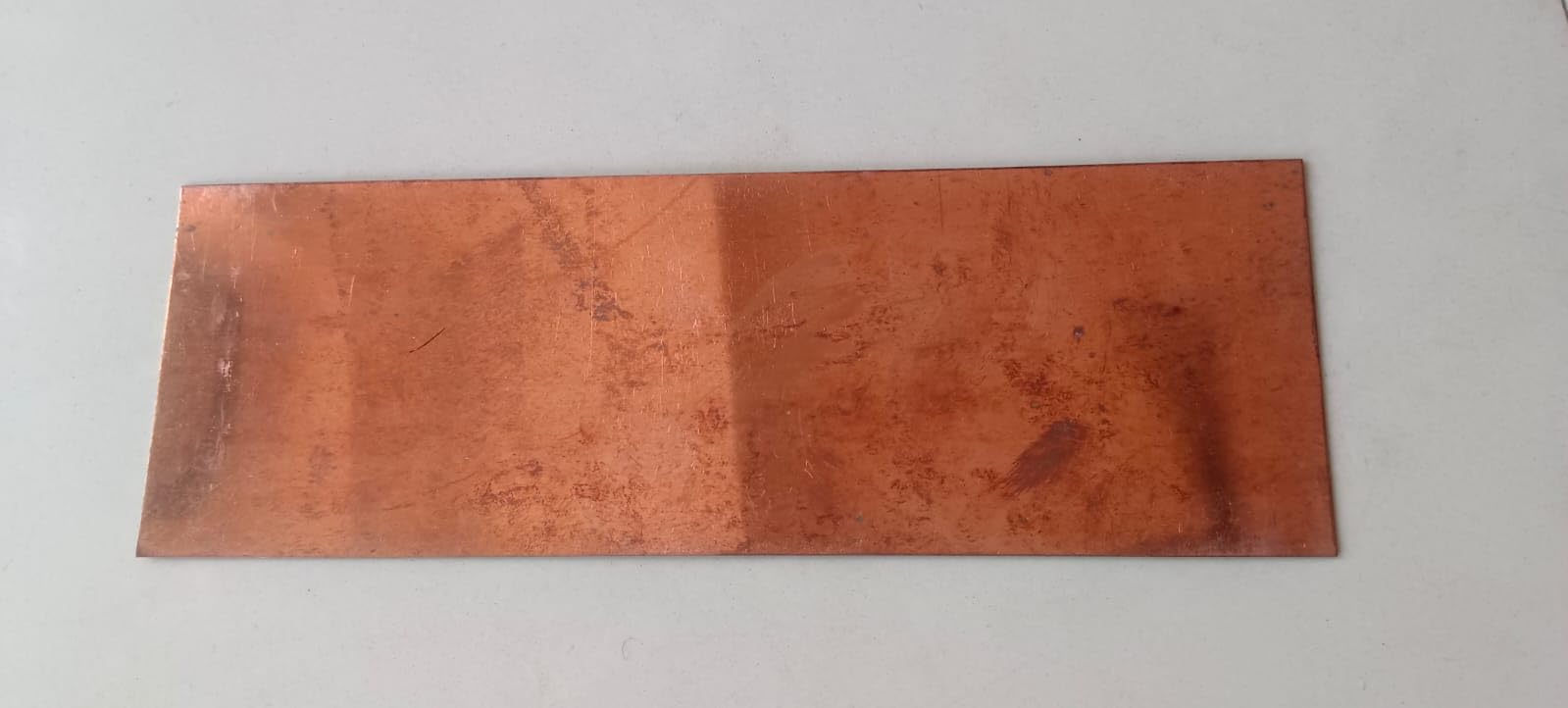 VITSZEE 99.9% Pure Copper Cu Metal Sheet Plate for Multipurpose Use (150mm x 50mm x 1 mm) 3