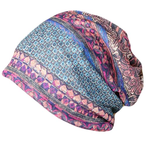 Qunson Gorro feminino folgado, chapéu de quimioterapia, cachecol, Pacote com 3 - i, Tamanho Único