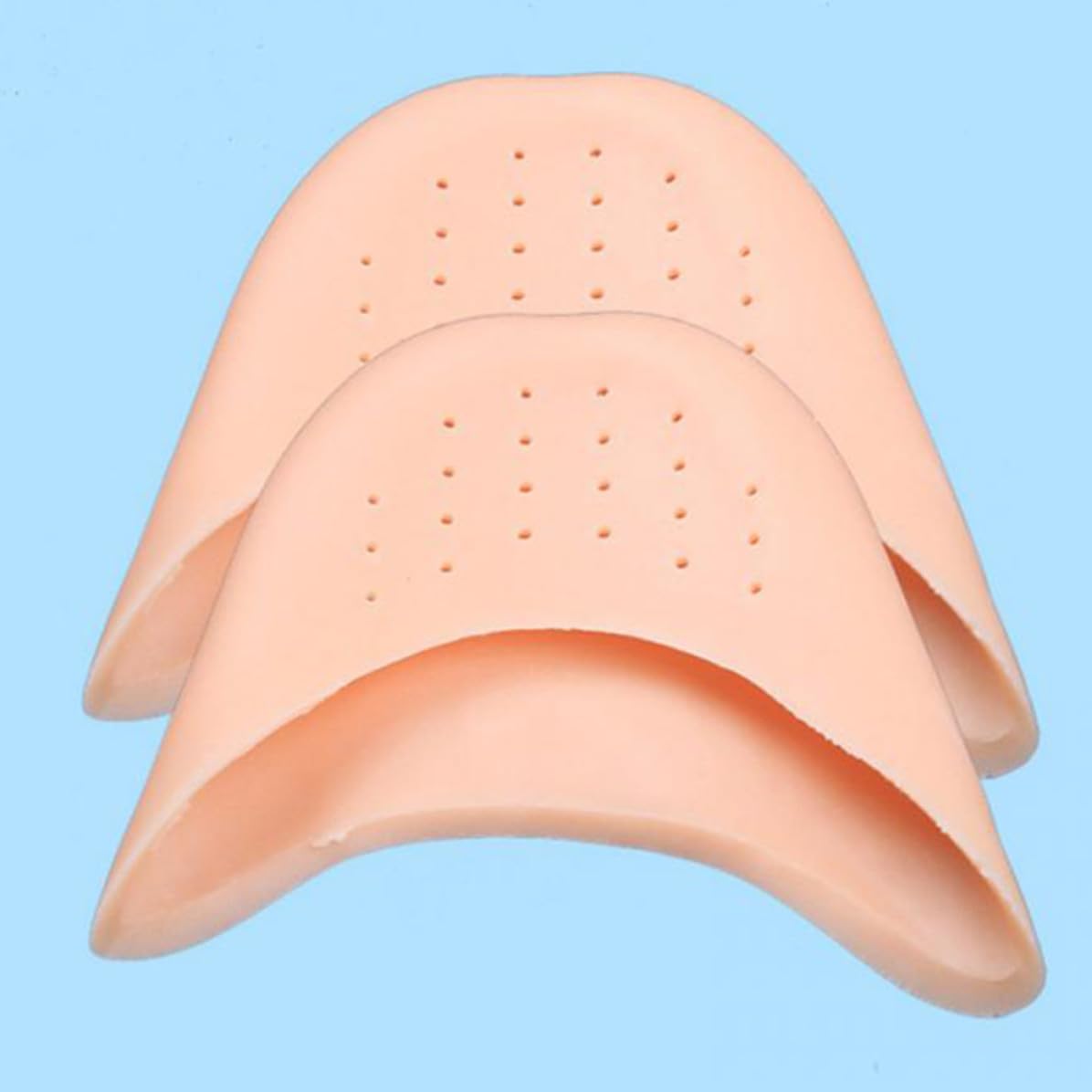 Healifty Silicone Ballet Pointe Toe Protectors with Holes, Pair for Dance