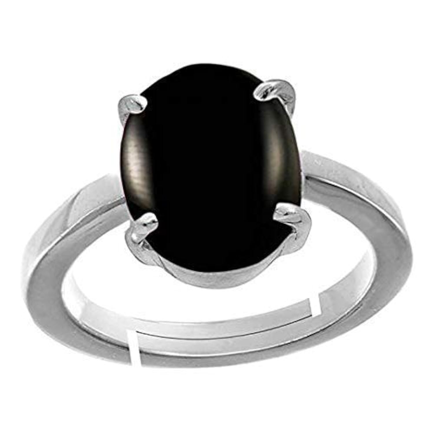 LMDPRAJAPATIS 6.00 Ratti / 5.25 Carat Natural Black Hakik Gemstone Astrological Silver Adjusttable Ring For Womens (B0BBTT8RF1) Amazon Price History, Amazon Price Tracker