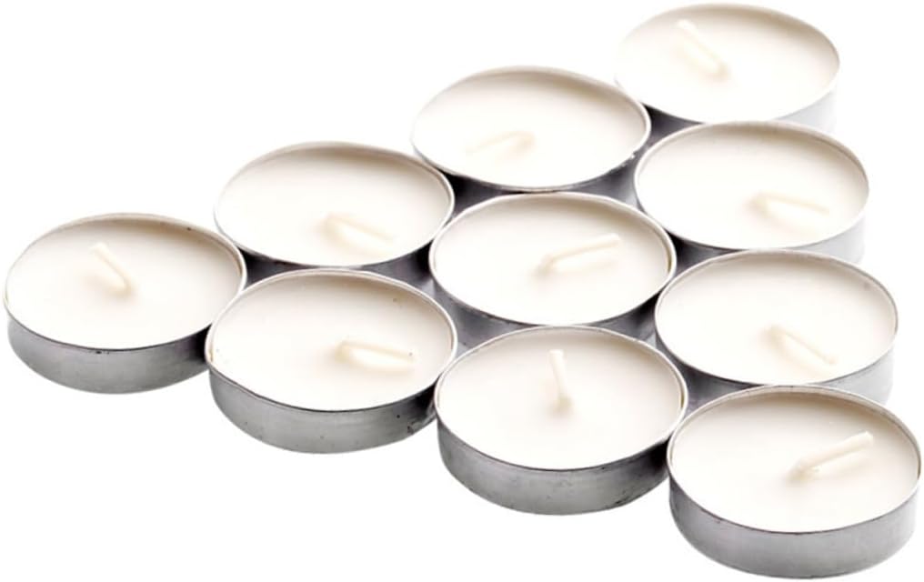 20Pcs Smokeless Tea Candles for Teapot Warmer Home Shop Use