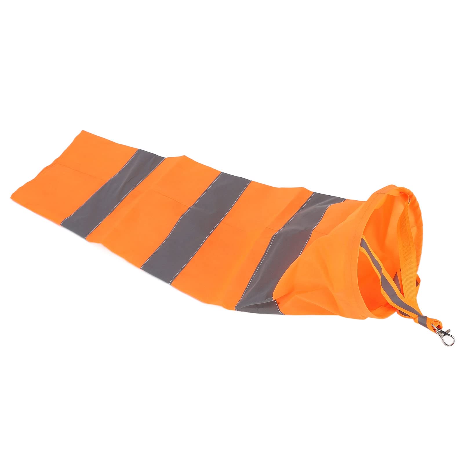 Wind Measurement Bag, Orange Long Lasting Eye-Catching Wind Sock Weather-Proof with Reflective Strip for Farm for Airport for Garden for Parks for Outdoor(80CM)-image-10