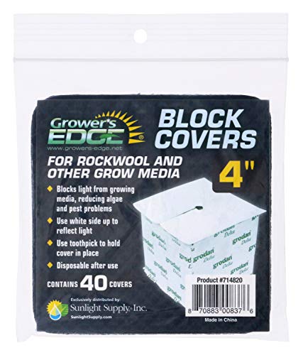 Grower's Edge Block Covers - 4" (40/Pack)