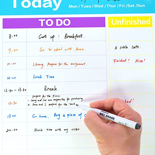 TWOHANDS Wet Erase Markers Ultra Fine Tip,0.7mm,Low Odor,Extra Fine Point,12 Assorted Colors,Whiteboard Markers for Office,Home,or Planning Dry Erase Board,20703 image 4