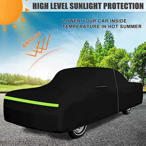 Image of Waterproof Car Cover Compatible with Chevrolet Bel Air / 150 /210 1950-1957 Sedan /Coupe /Hardtop 210T All Weather Classic Car Covers with Zipper Door for Snow Rain Protection