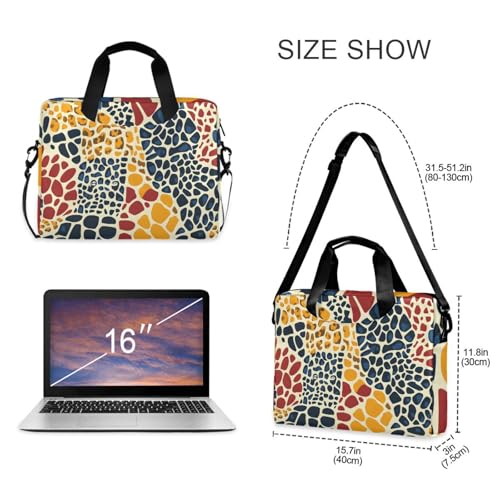 Maletín para portátil estampado de leopardo 13-15.6 pulgadas miniatura 5