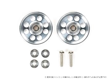 ミニ四駆　軽量13mm オールアルミベアリングローラー（レッド） タミヤ ミニ四駆特別企画 軽量13mmオールアルミベアリング