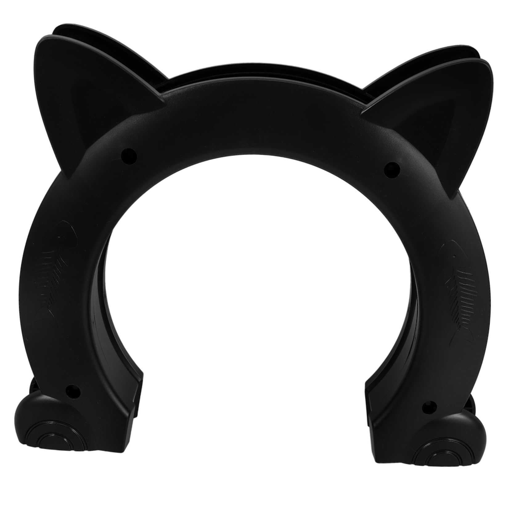 ifundom Katzentürhalter Aus Kunststoff Für Haustier-innentüren Geeignet Für Katzen Und Kleine Hunde Mit Dekorativem Katzenloch-Design Für Inneneinrichtung