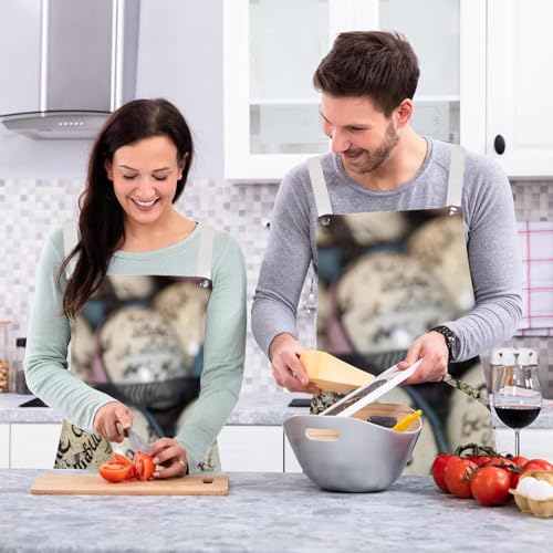 Tablier de cuisine lot de 2 anti-taches pour le travail en restaurant