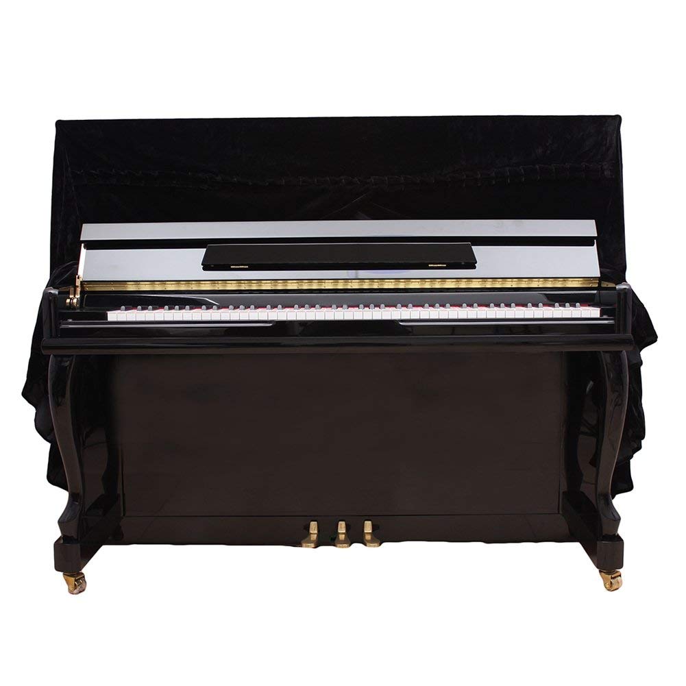 Housse de piano complète, Protection anti-poussière 5 couleurs mode Couverture piano droit pour musiciens débutants professionnels décor intérieur