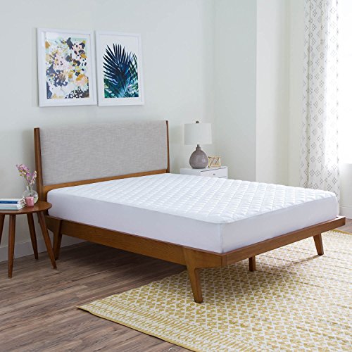 Linenspa Plush Quilted Mattress Pad-Breathable Mattress Cover With Deep Pockets Stretches Up To 18 Inches #TOP2