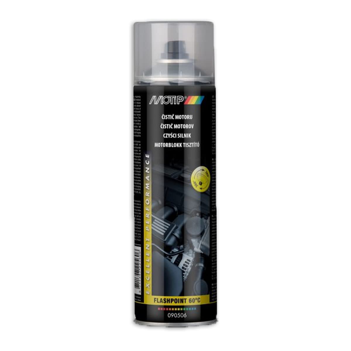 Motip Pulitore Motori Sgrassatore 500 Ml, Professionale Officina. - 4
