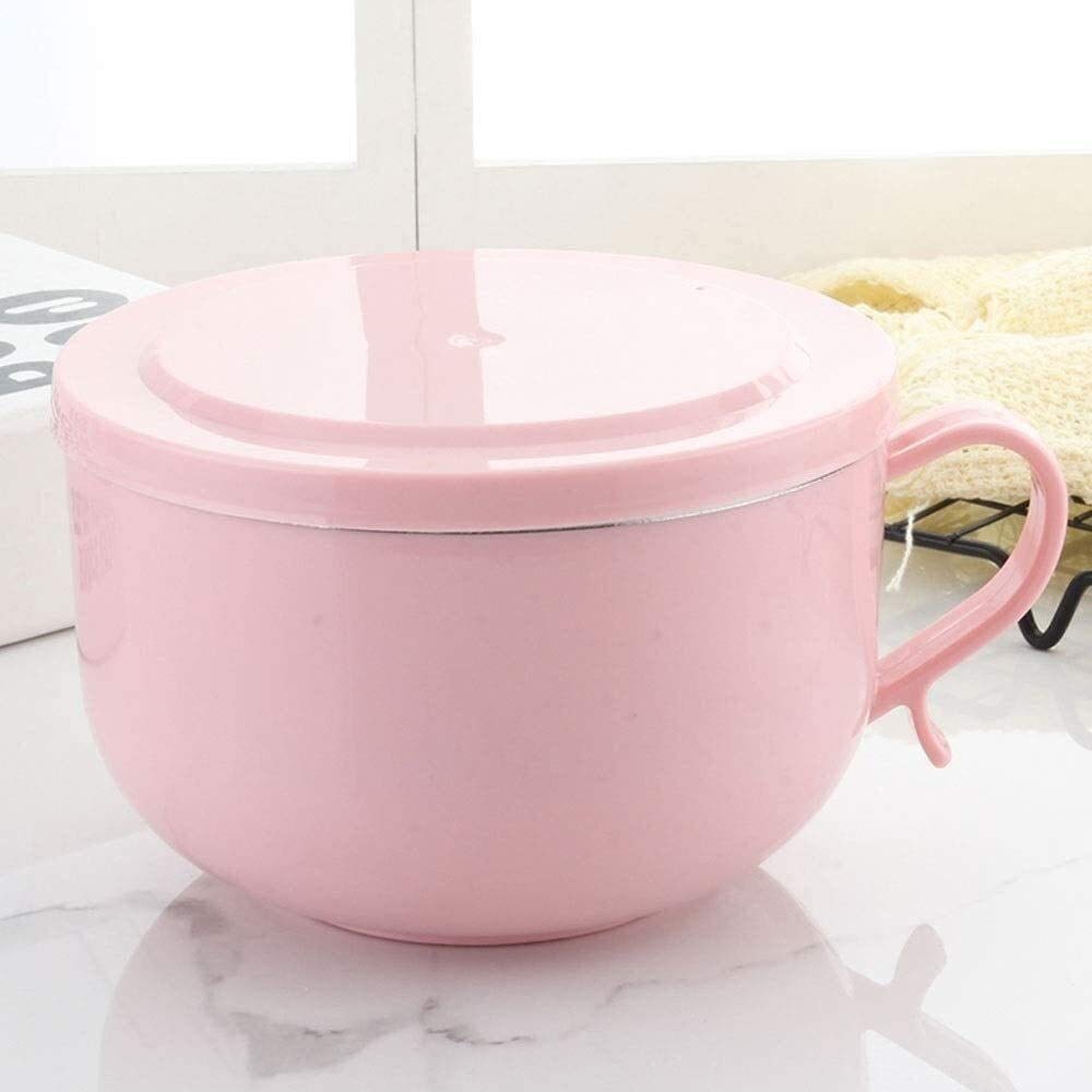 Scatola di Cibo, Portapranzo Bento Box; Portapranzo con Coperchio; Pranzo al Sacco nel dormitorio; Sacco for Il Pranzo; Colore Macaron; Adolescente, Famiglia,(Pink)