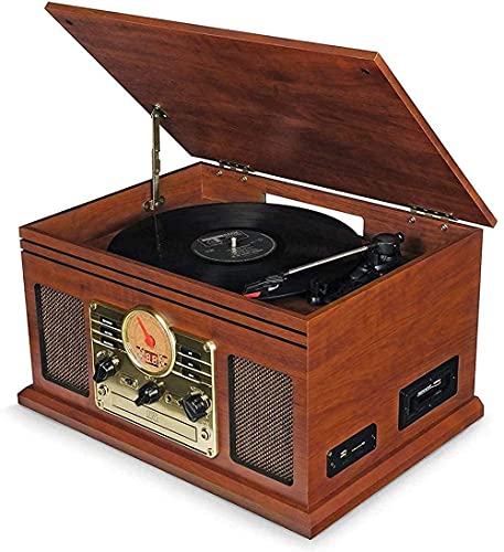 GaRcan Tourne-Disque, Centre de Musique rétro en Bois Hi-FI avec télécommande, Lecteur CD, Lecteur de Cassettes, Radio FM/AM USB AUX - Les Beatles, Paul McCartney, John Lennon, RIngo Starr, George Harrison GaRcan Tourne-Disque, Centre de Musique rétro en Bois Hi-FI avec télécommande, Lecteur CD, Lecteur de Cassettes, Radio FM/AM USB AUX