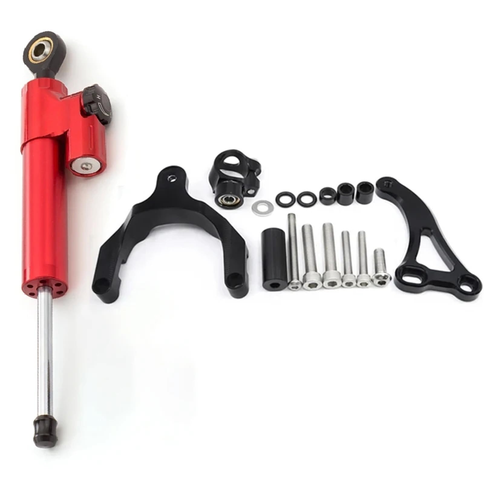 Support amortisseur de direction Suzuki GSXS 750 carbone - 3