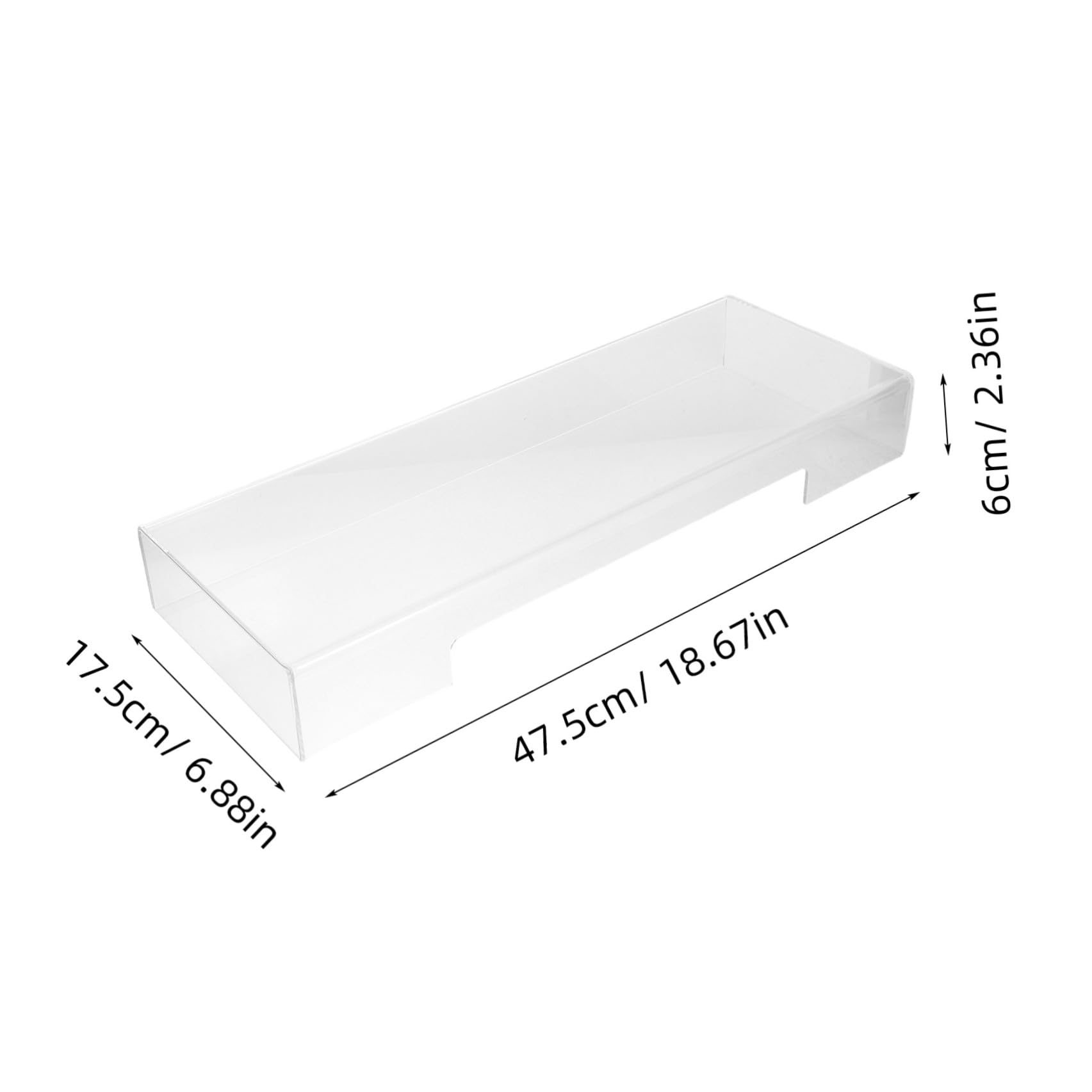 Funda de Teclado Transparente de Acrílico para Ordenador