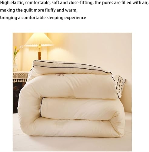 Miniatura 2 de Edredón de cama para todo el año, edredón de fibras de soja, edredón cálido de invierno, edredón de 7.7 lbs, edredón de calidad de hotel de lujo,