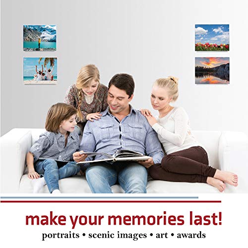 Mantello Front Loading White Picture Frame 8X10 - Set Of 6 - Table Desk Wall Hanging For Artwork Documents - Family Gallery Multi Photo Frame #TOP5