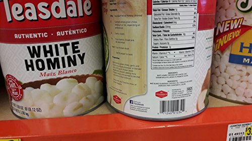 Tele Primera Calidad White Hominy, 108 oz