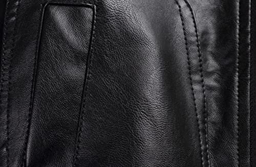 Boys Leather Jackets For Toddler Kids Motorcycle PU Leather Coats Fall Winter Outerwear (Black, 9-10 Years)3